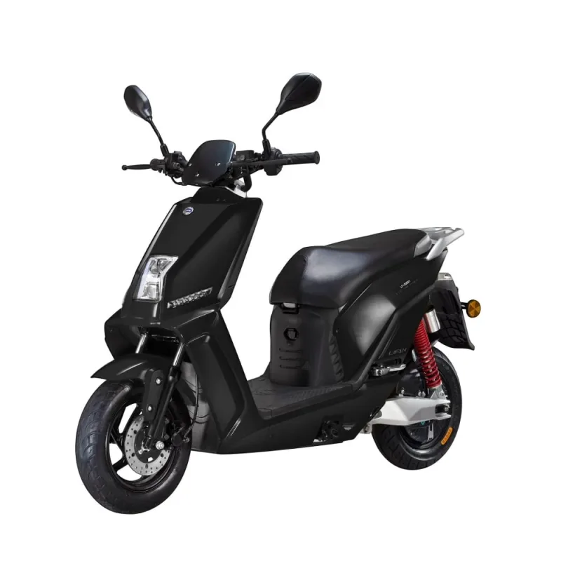 Lifan E3 elektrische scooter in het zwart, het compacte Basic-model